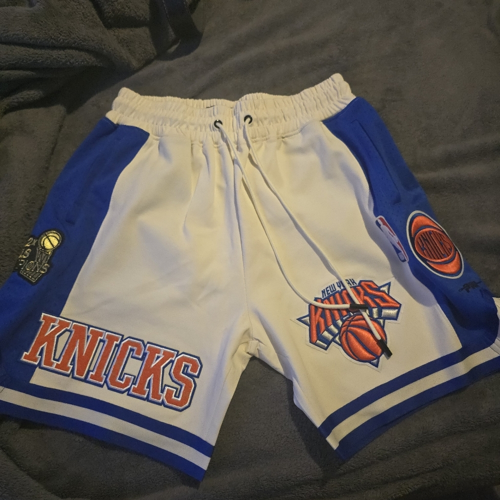 New york knicks pro nba finals jersey shorts